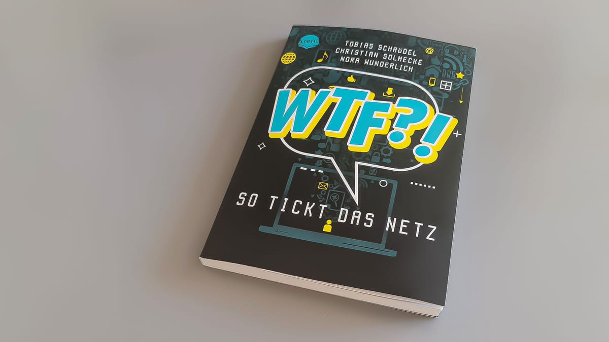 Buchcover „WTF so tickt das Netz“, Arena Verlag, 2021 © Foto: INFLZR